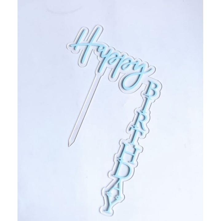Happy Birthday Anniversaries Acrylic Cake Topper Cake Toppers Birthday Cakes Party Wedding(994L) - Image 11
