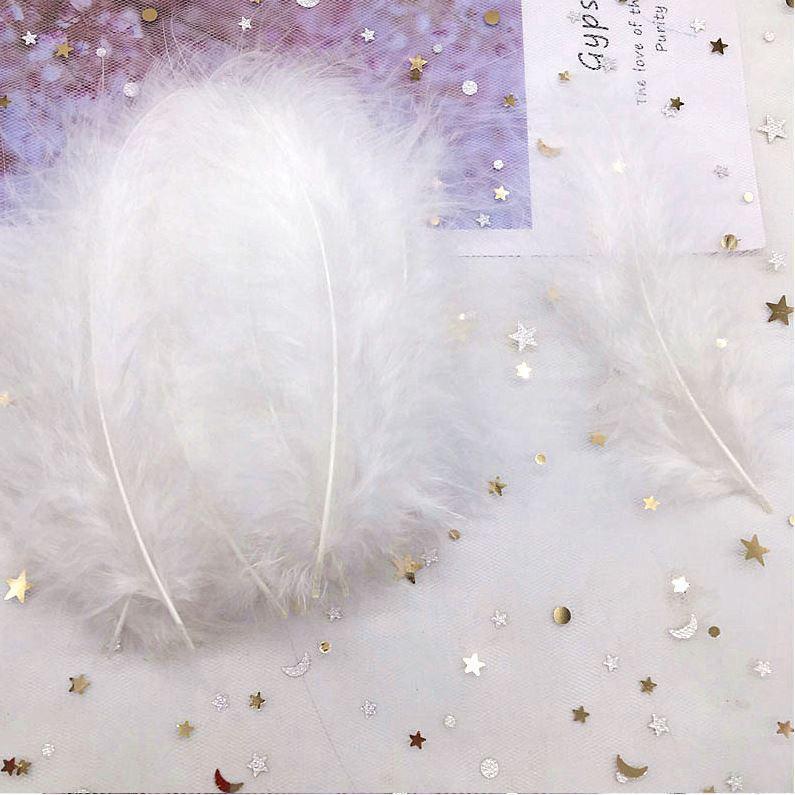 Natural Goose Feather 10-15cm Crafts DIY Pure Feathers for Wedding Decor Jewelry Balloons Clothing Decoration(1185L) - Image 10