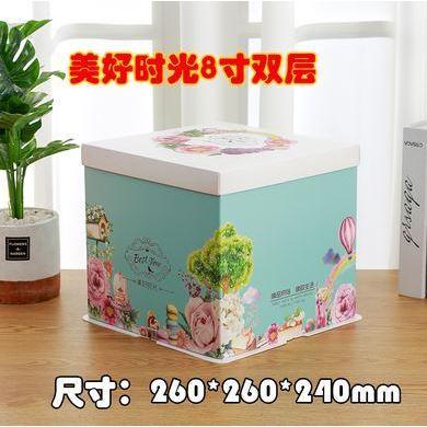 Candy Forest Pattern Paper Candy Gift Box 2020 Xmas Christmas Kids Birthday Wedding Party Packaging Cake Boxes(1009L) - Image 14