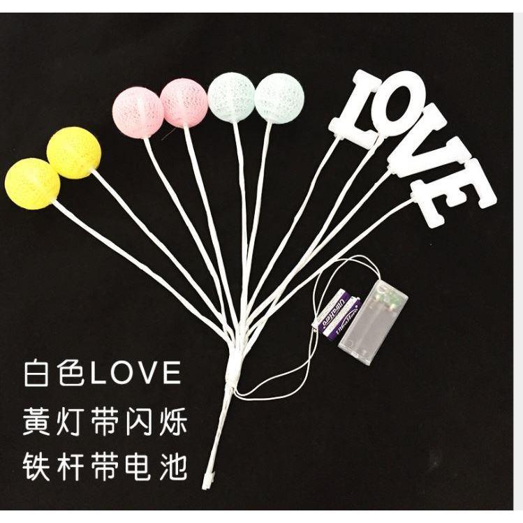 Valentine's Day New LOVE Letter Light Candy Ball Bouquet LED Light Flower (1041L) - Image 5