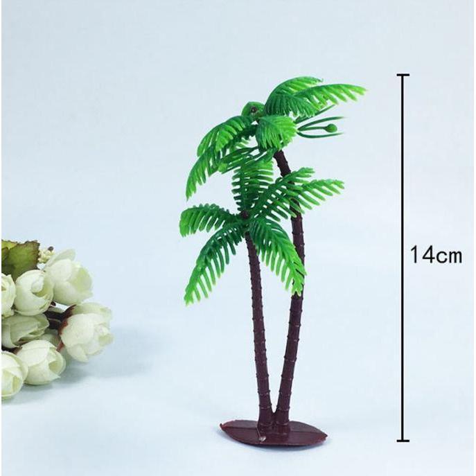 Coconut Tree Birthday Cake Cards Dessert Baking Fruit Insert Cards Toppers Decor (350L) - Image 7