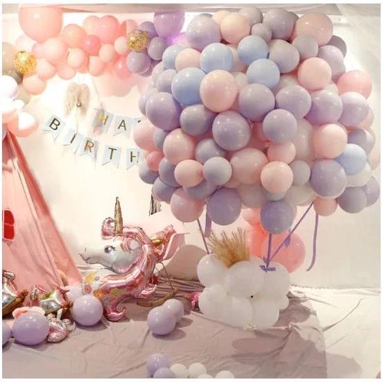 200pcs 5 Inch Macarons Color Pastel Candy Balloons Latex Round Helium Baloons For Birthday(449L)