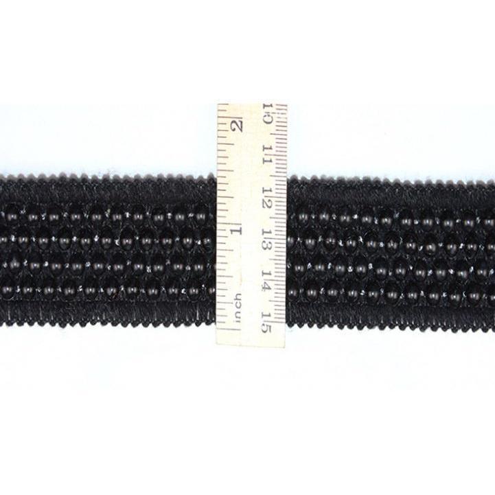 1yard/lot Pearl Beaded Lace Trim Tape Fabric White/black Lace Ribbon clothing Sewing Garment 二排/三排/四排珠子织带花边(1920L) - Image 5
