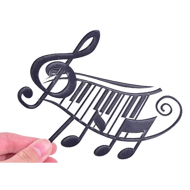 Tone Piano Acrylic Cake Insert New Music Note Acrylic Cake Gift Card Acrylic Party Decoration Supplies(1630L) - Image 5