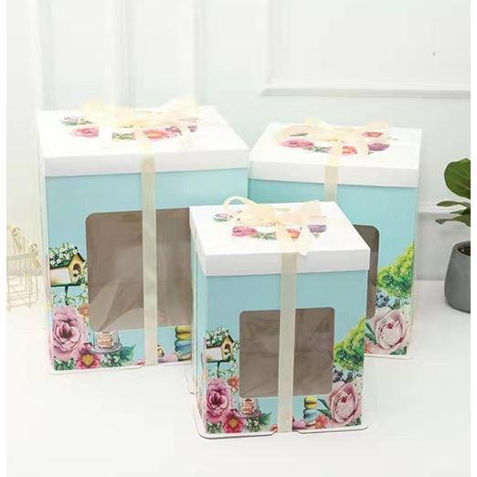 Candy Forest Pattern Paper Candy Gift Box 2020 Xmas Christmas Kids Birthday Wedding Party Packaging Cake Boxes(1009L) - Image 2