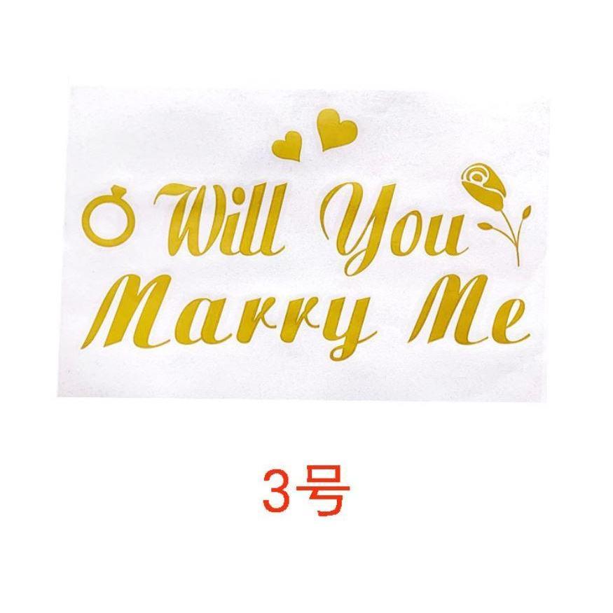 Happy Wedding I Love You PVC Sticker for Balloons Bubble Clear Helium Balloon Birthday Wedding Valentine's Day (865L) - Image 11