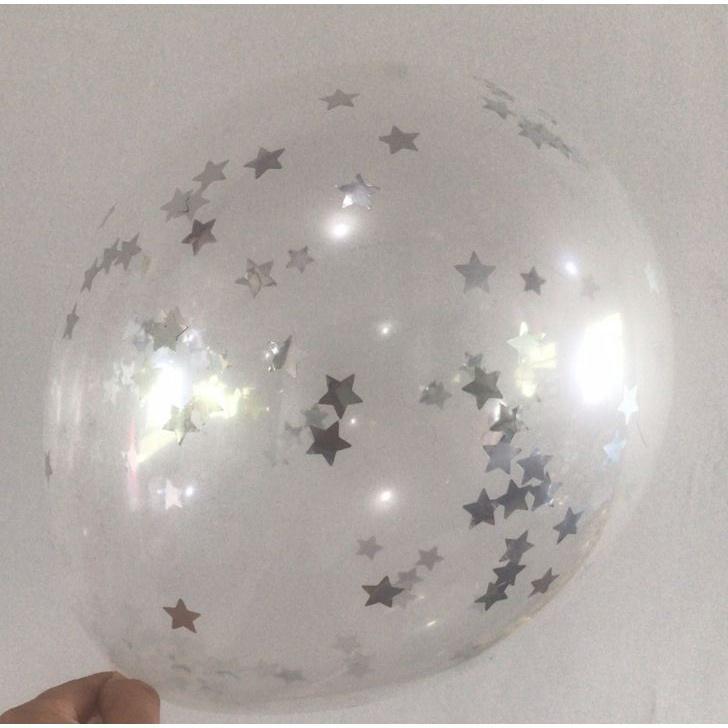 NEW 12Inch Heart Star Rainbow Blue Silver Rose Pink Confetti Latex Balloons Transparent for Party Birthday Decor(587L) - Image 14