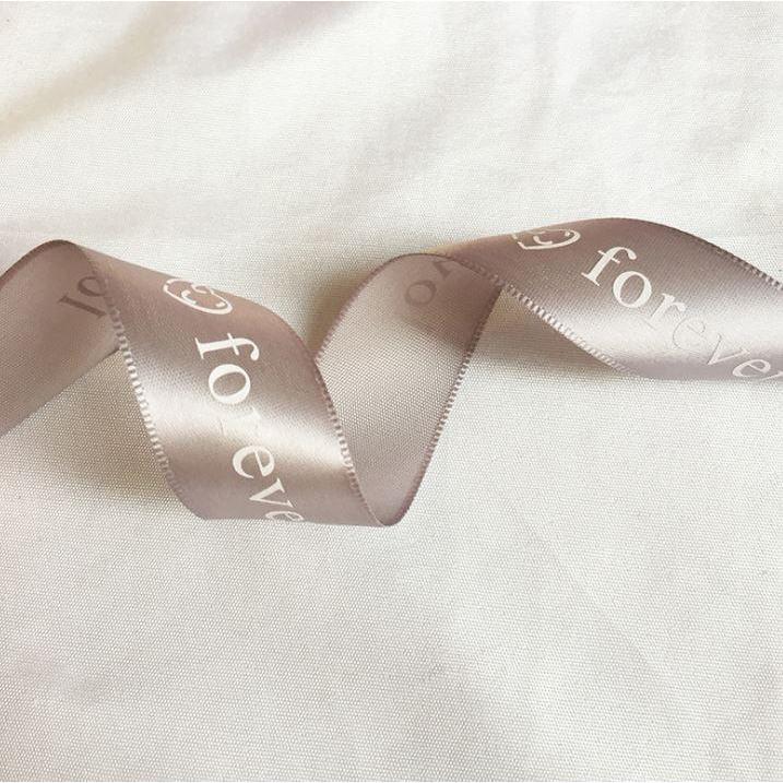 25mm Print Forever Love Silk Ribbons Wedding Car Festival Bridal Accessories Diy Gifts Box Christmas Decor (1248L) - Image 16