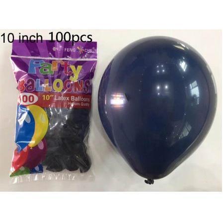 100pcs 10inch Burgundy Latex Balloons Gold Dark Blue Party Globos Baby Shower Wedding Birthday (591L) - Image 10