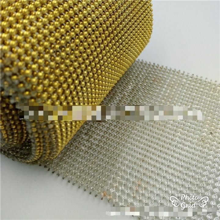 1yard 32rows Diamond Mesh Wrap Cake Roll Bling Crystal Rhinestone Ribbon Wedding Favor Decor Party Decoration(917L) - Image 7
