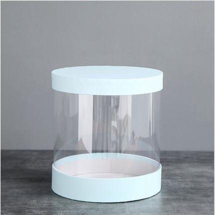 Korean Crystal Round Clear PVC Flower Boxes Wedding Birthday Gift Packaging Home Office Craft Dustproof (1114L) - Image 12