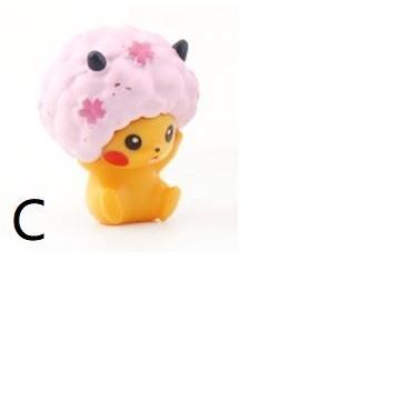 Pokemon figurenes doll Pikachu Gashapon Fashion Cross dress mini figure model 4-5CM kids birthday gift 幽灵卡通服皮卡丘公仔(1804L) - Image 14