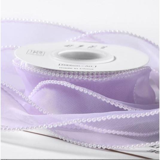 4cm*1yard Bow Pearl Fishtail Yarn Belt Clothing Wedding Accessories Lace Flowers Bouquet Gift Box Packaging(1922L) - Image 12