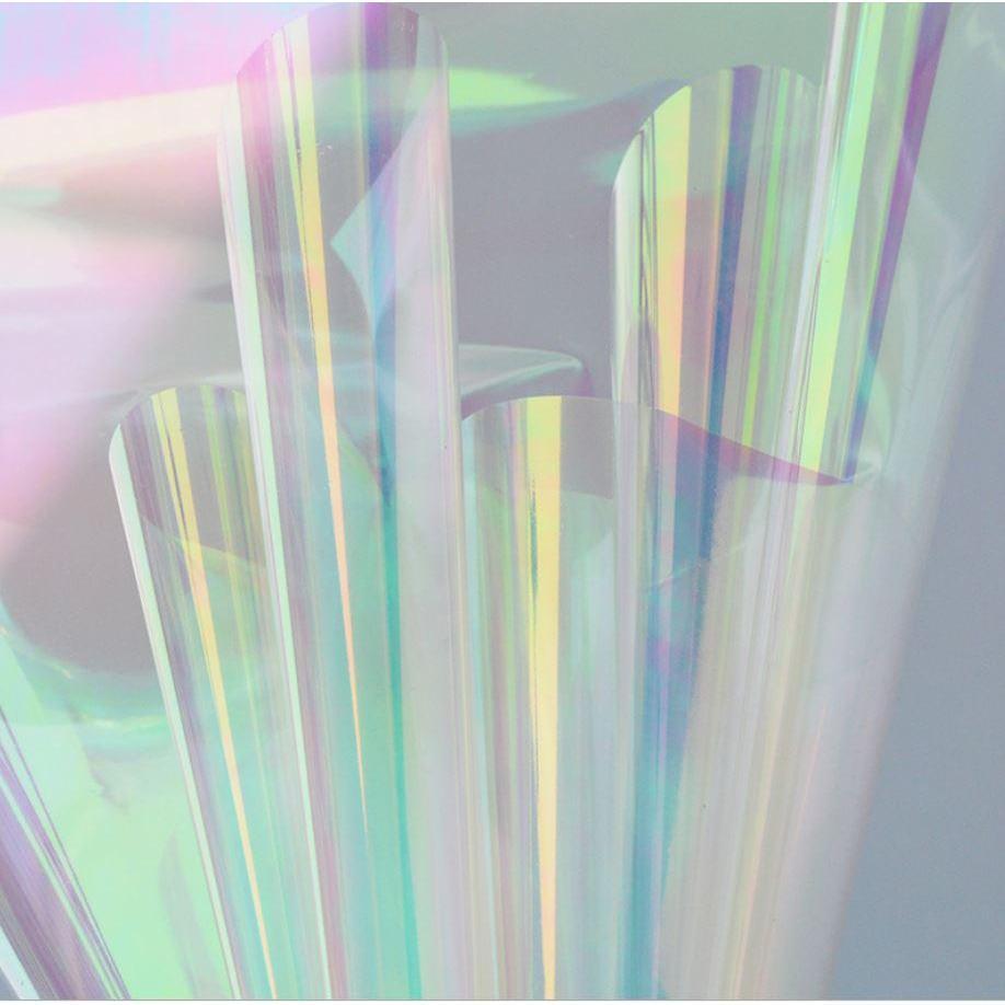 Nicrolandee Flower Wrapping Iridescent Cellophane Rainbow Film Christmas Birthday Wedding Decoration (1071L) - Image 5