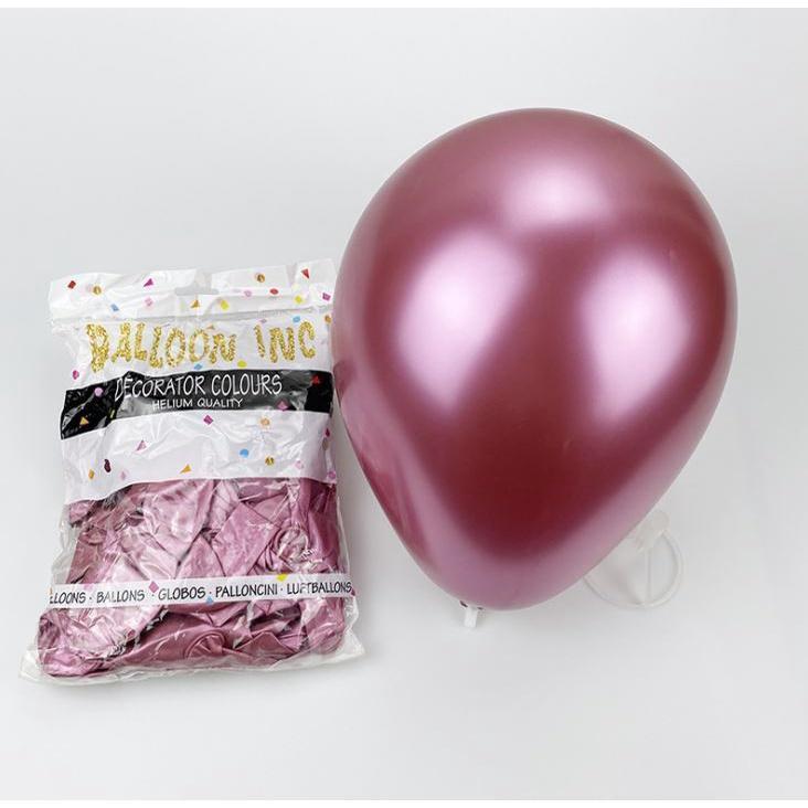 100pcs 12inch 3.2g/1pc Thick Chrome Metallic Colors Party Decor birthday Balloon Supplies Helium Favors ballons (1399L) - Image 6