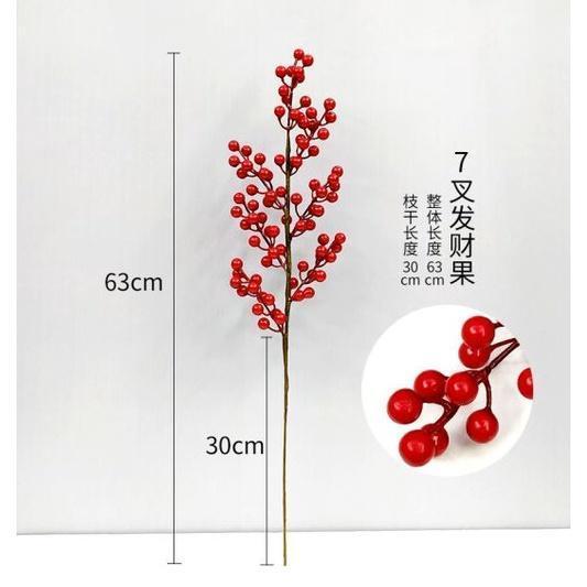 Fortune Fruit Artificial Flowers for Wedding DIY Home Decoration Christmas Valentine's Day Easter Garden Outdoor(1639L) - Image 13