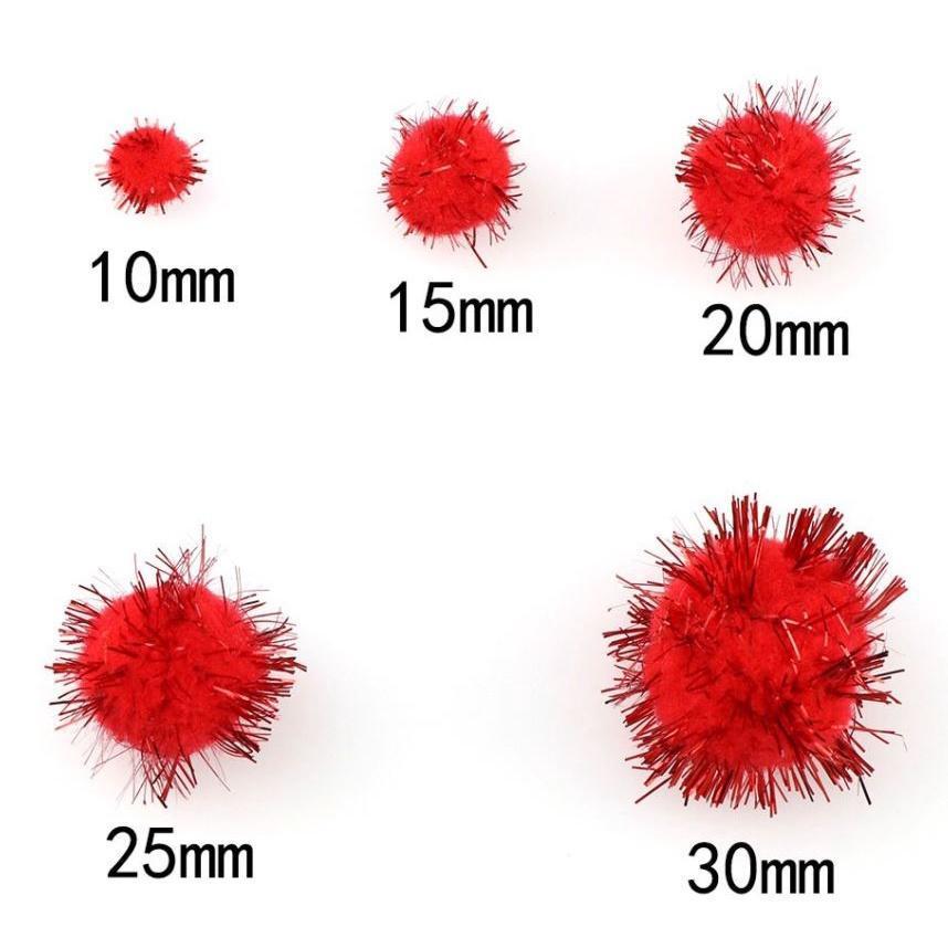 10/15/20/25/30mm DIY Mix Color Mini Option Fluffy Soft Pom Poms Balls Pompoms Ball For Wedding Decor Accessories(1335L) - Image 5