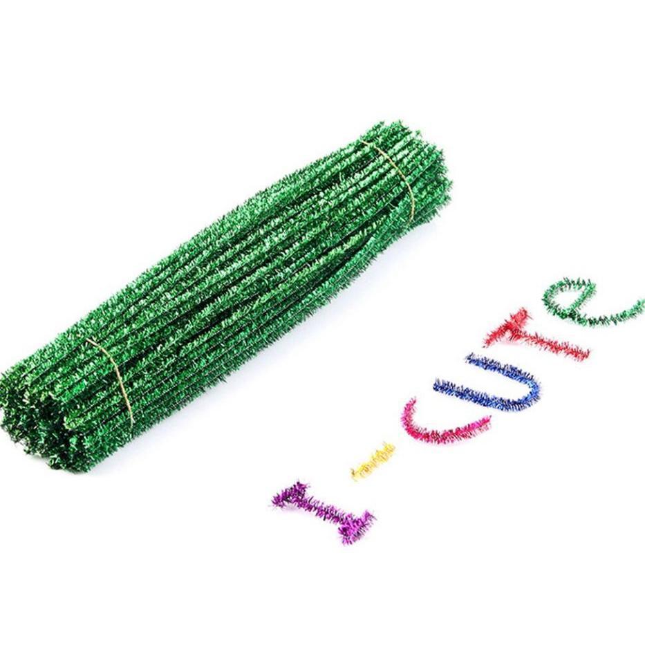 10pcs/pack DIY Twisting Bar Glitter Tops Glitter Hairy Glitter Twist Stick Christmas Decoration Accessories (273L) - Image 5