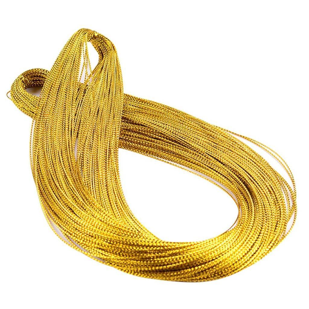 50m/100m Rope Gold Silver Red Cord Gift Packaging String Metallic Jewelry Thread Cord DIY Tag Line Bracelet 吊卡牌线绳 (863L) - Image 10