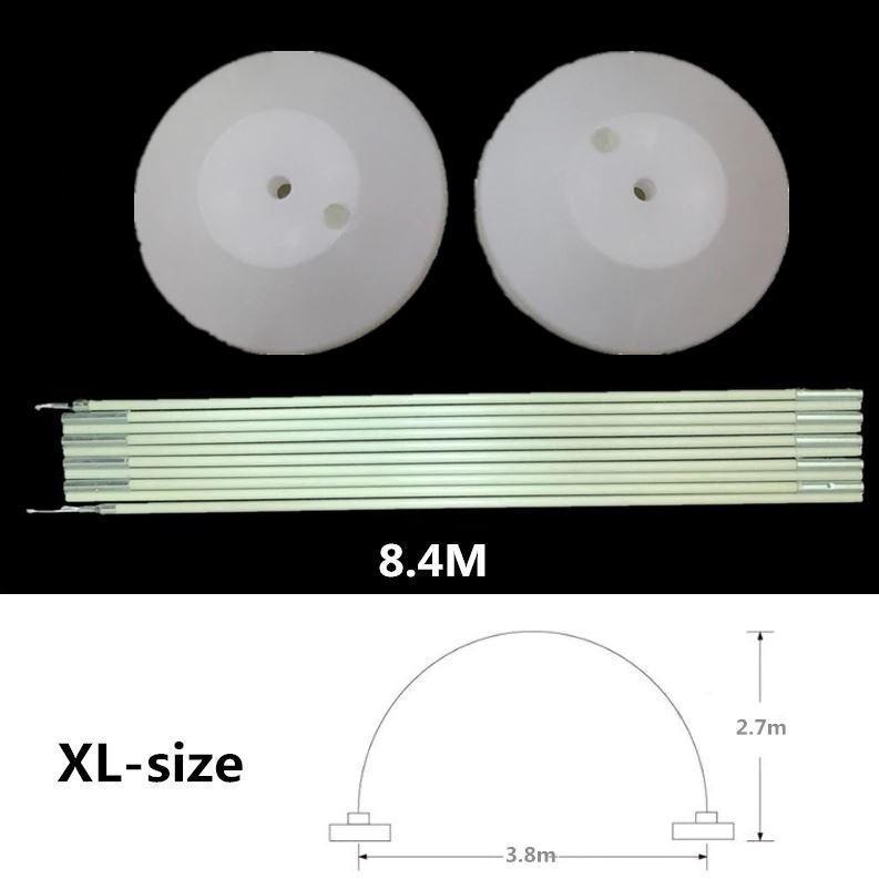 Ruggedized Balloon Arch Kit Wedding Large Set Column Frame Arch/Stand Base+50pcs 10inch 2.3g Candy Balloon(681L) - Image 18