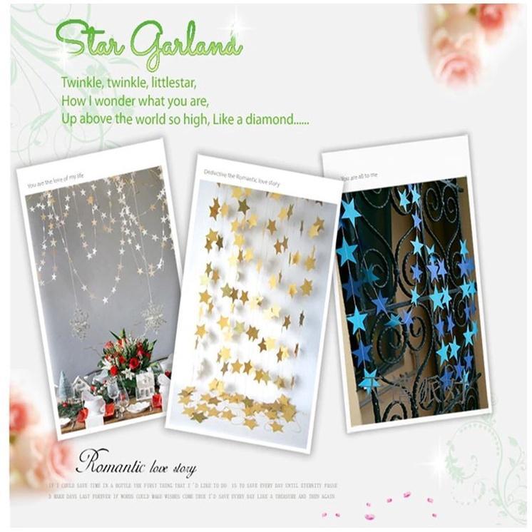Bright 32pcs Paper Star Garlands Happy Birthday Banner Party Decorations Kids Baby Boy Girl Bedroom First 1st (1122L) - Image 6