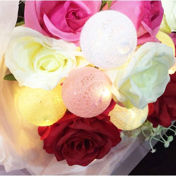 Candy Lights Starry Lights Bouquets Packaging Materials Light Balls Dried Flowers Gift Decoration (1369L) - Image 3