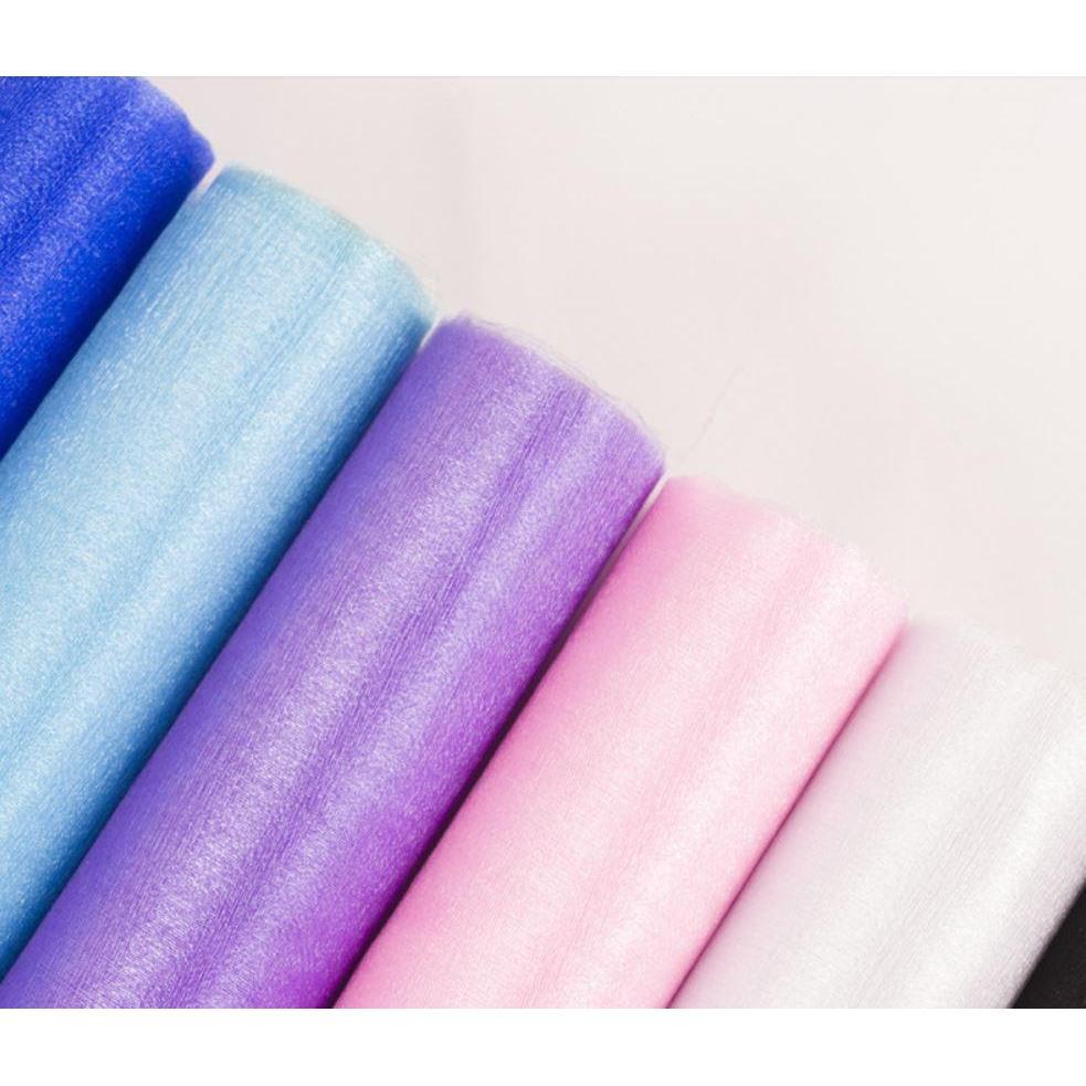 48cm*5yards Wrapped Paper Bouquet Wrapping Paper Material Florist Wrapping Paper Flowers Paper Snow Yarn Silk(1084L)