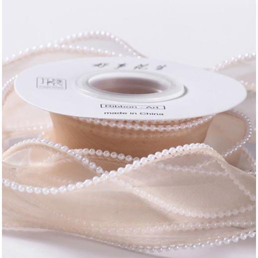 4cm*1yard Bow Pearl Fishtail Yarn Belt Clothing Wedding Accessories Lace Flowers Bouquet Gift Box Packaging(1922L) - Image 20