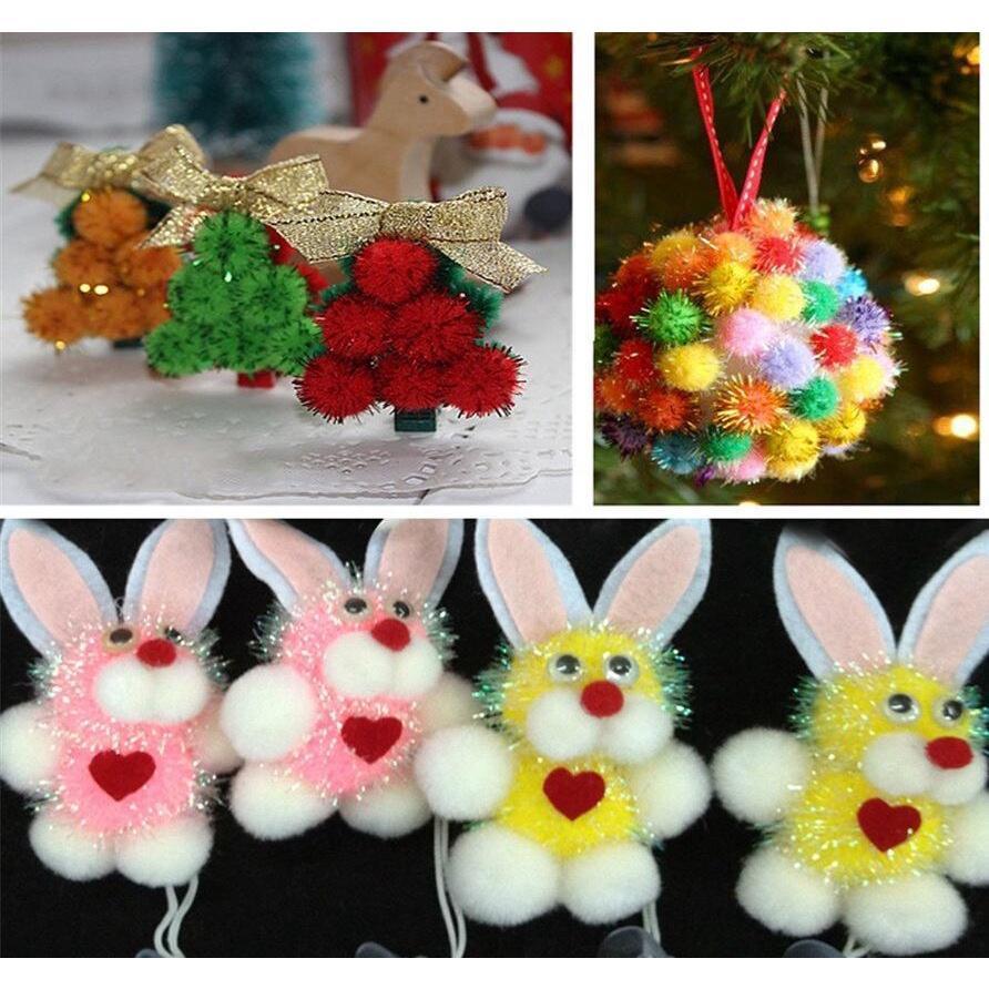 10/15/20/25/30mm DIY Mix Color Mini Option Fluffy Soft Pom Poms Balls Pompoms Ball For Wedding Decor Accessories(1335L) - Image 7