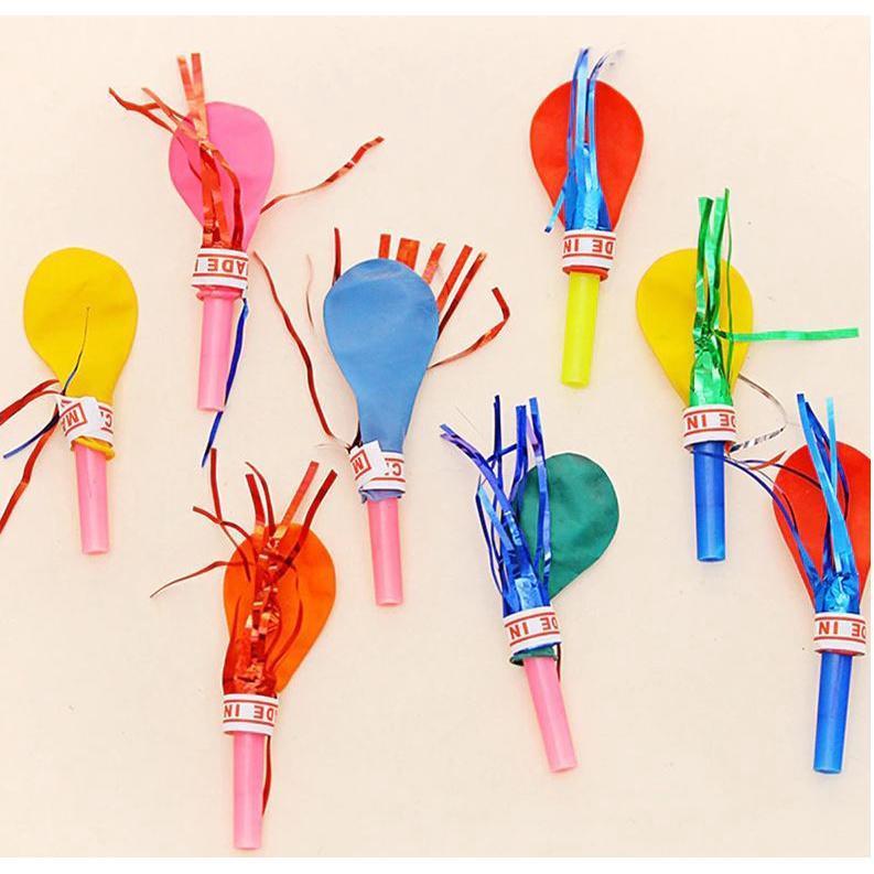 5pcs Whistle balloons Loudspeaker Latex balloon Shape Birthday Party Decorations Wedding children's day Baby toys(1361L) - Image 5