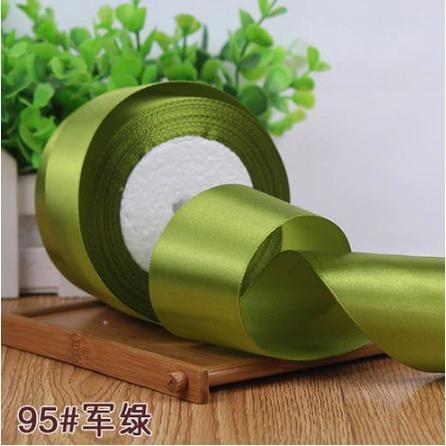 2.5cm Handmade DIY Material Silk Satin Ribbon for Wedding Party Gift Wrap Accessories Sewing Christmas Decoration(533L) - Image 12