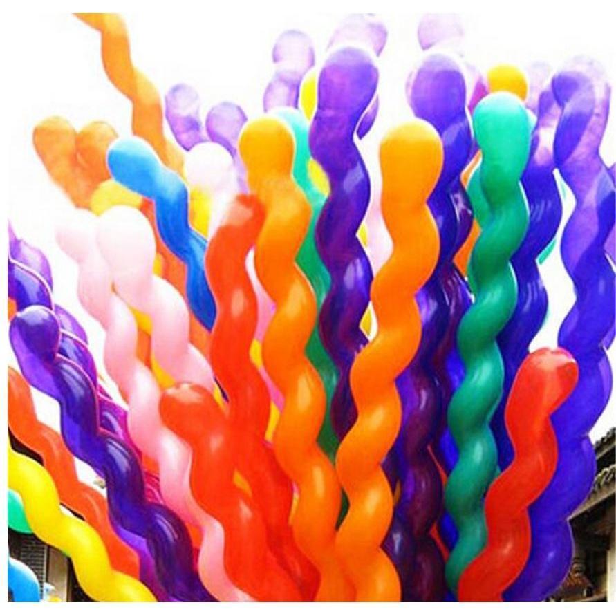 1pcs/bag Giant Balloons Rubber Helium Spiral Latex Balloons Wedding Birthday Party Decoration long Balloon(870L)
