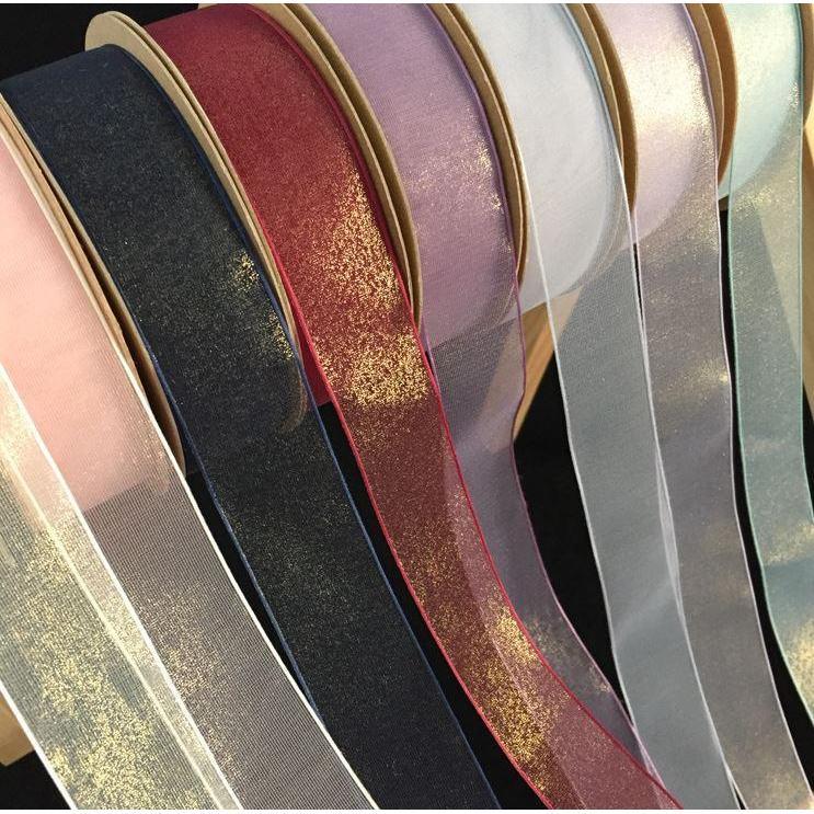 1yard Sheer Organza Silk Ribbon 30mm Ribbon for Crafts Gift Packing Wedding Party DIY Decoration (1263L) - Image 4