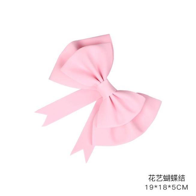 1Pcs Big Size Pink Ribbon Bow Cake Decoration Satin Ribbon Bow Flower Gift Box Craft Decoration Handwork DIY(1854L) - Image 11
