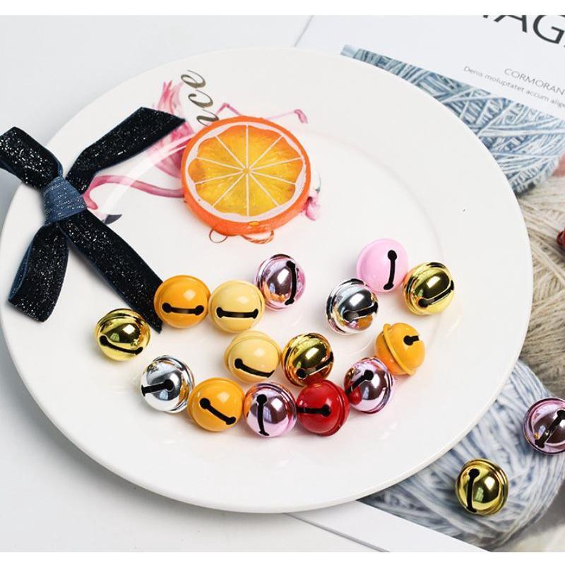 5pcs 20mm Colorful Iron Metal Jingle Bell Decorations Christmas Decoration Pet Pendants Key DIY Crafts Handmade(1847L)