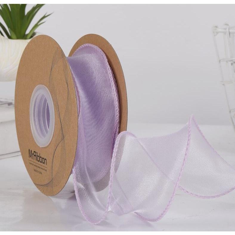 4cm*1yard Plain Fishtail Yarn Ribbon Bouquet Packaging Material Flower Baking Lace Ribbon 鱼尾纱波浪纱丝带纱带 (1924L) - Image 17