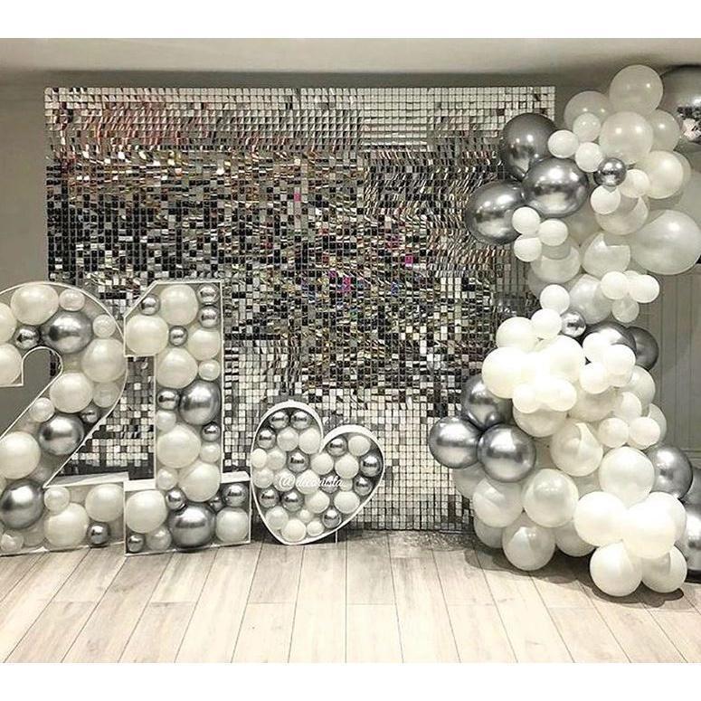 1M*2m Square Rain Curtain Birthday Wedding Party Background Wall Decoration Baby Shower Bright Surface(1915L) - Image 8