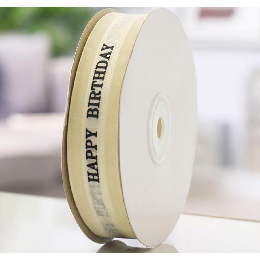 5M 25mm Printed Polyester Ribbon for Wedding Christmas Party Decorations DIY Bow Craft Ribbons Card Gift Wrapping(1404L) - Image 13