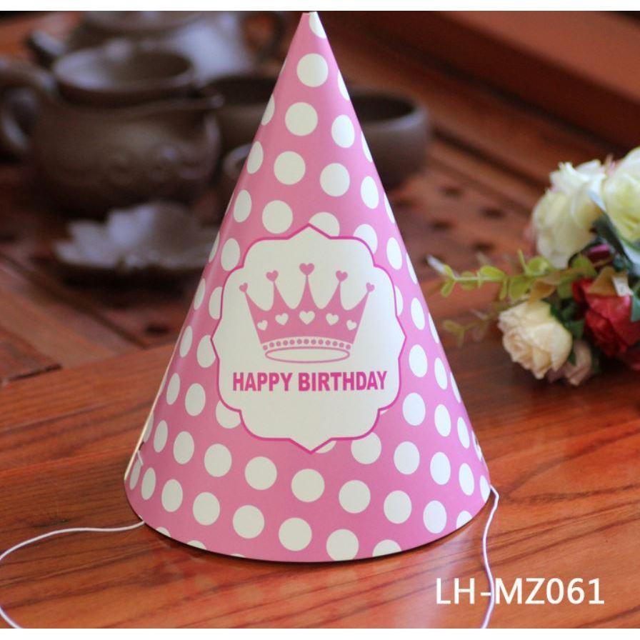 5pcs Happy Birthday Party Hats Paper Handmade Cap Shower Baby Decoration 生日帽 (574L) - Image 5