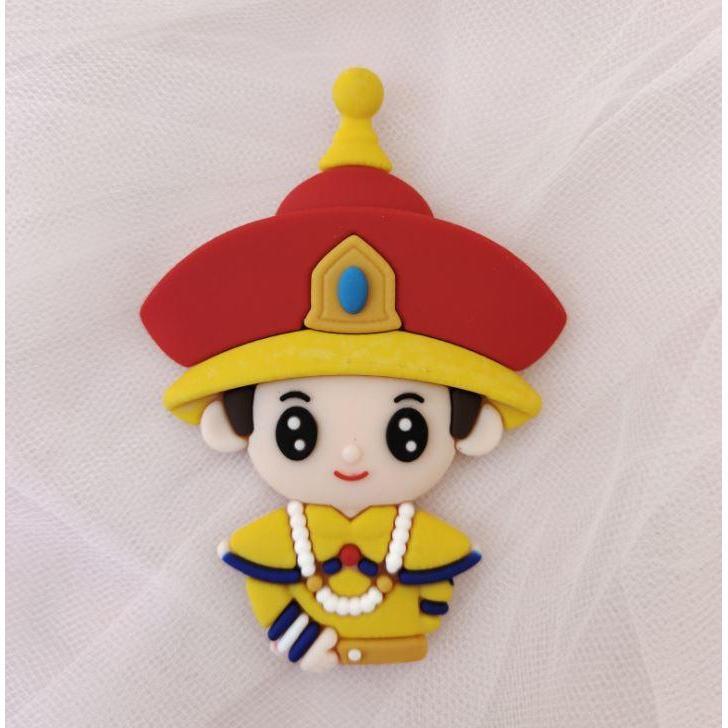 Acrylic King Queen Happy Birthday Cake Topper Gold Cartoon Girls Boys Cupcake Topper For Kids Birthday Decor (1157L)) - Image 11