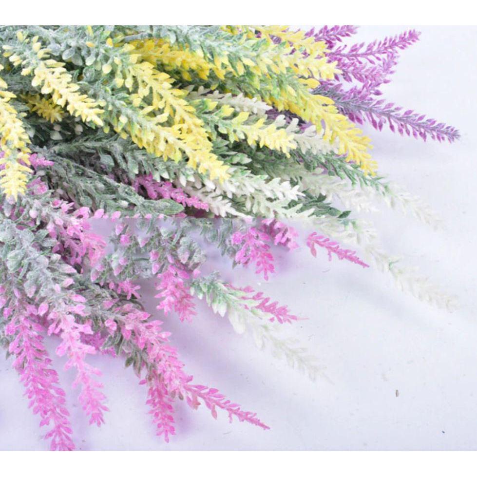 Romantic Artificial Flower Lavender Bouquet Green Leaves Decoration Creative Fake (660L)