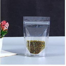 10PCS/ Lot Plastic Stand Up Zipper Matte Clear Food Storage Bag Reclosable Zip Lock Package Pouches Transparent (1110L) - Image 8