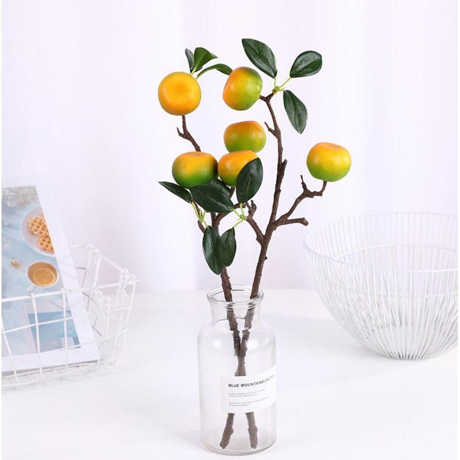 Simulation orange tree new year festival flower fruit food shooting background prop holiday gifts guest plant (1178L) - Image 4