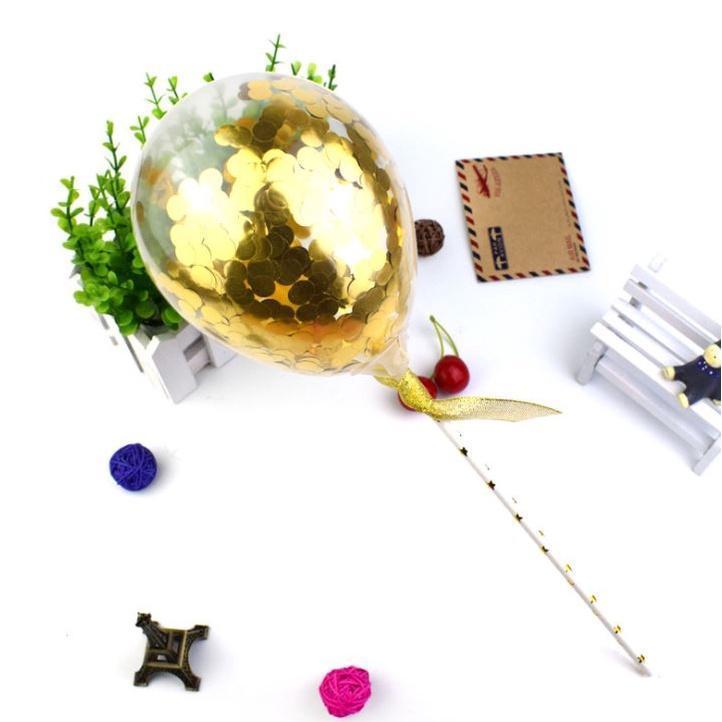 5-inch cake wave ball confetti wave ball aluminum foil sequins transparent balloons (296L) - Image 11