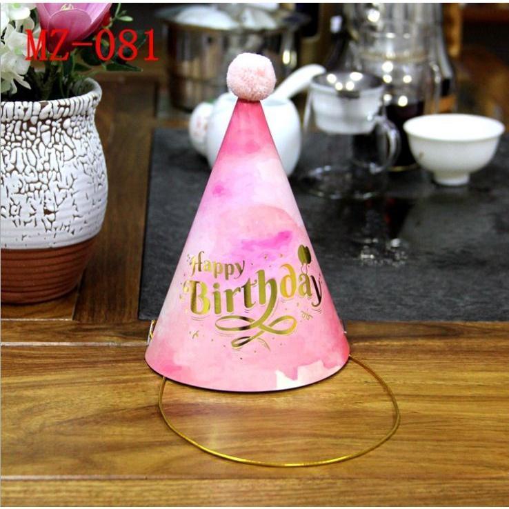 1pc Happy Birthday Party Hats Gold Letter Artificial Flower Decoraiton Crown Decorations Party Heart Star Crown(726L) - Image 13