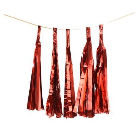 5pcs 14inch Gold Silver Tissue Paper Tassel Christmas Decoration Birthday Diy Hanging Garland Wedding EventParty (1445L) - Image 13