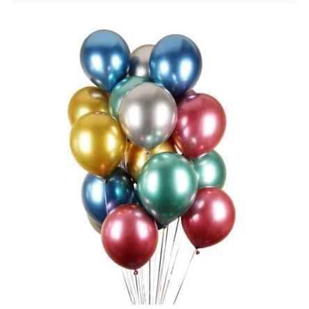 100pcs 12inch 3.2g/1pc Thick Chrome Metallic Colors Party Decor birthday Balloon Supplies Helium Favors ballons (1399L) - Image 2