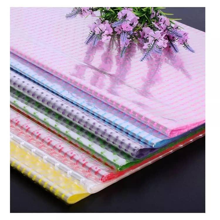 2pcs 43x43cm/53x53cmTransparent Opp Plastic Bag For Dolls Toy Packaging Small Heart Gift Bag Party Candy Fruit(1955L)