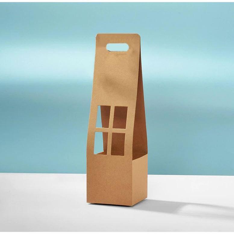 Portable Flower Box Waterproof Paper Handy Gift Bag Kraft Handbag Wedding Rose Party Gift Box Packaging(1014L) - Image 9