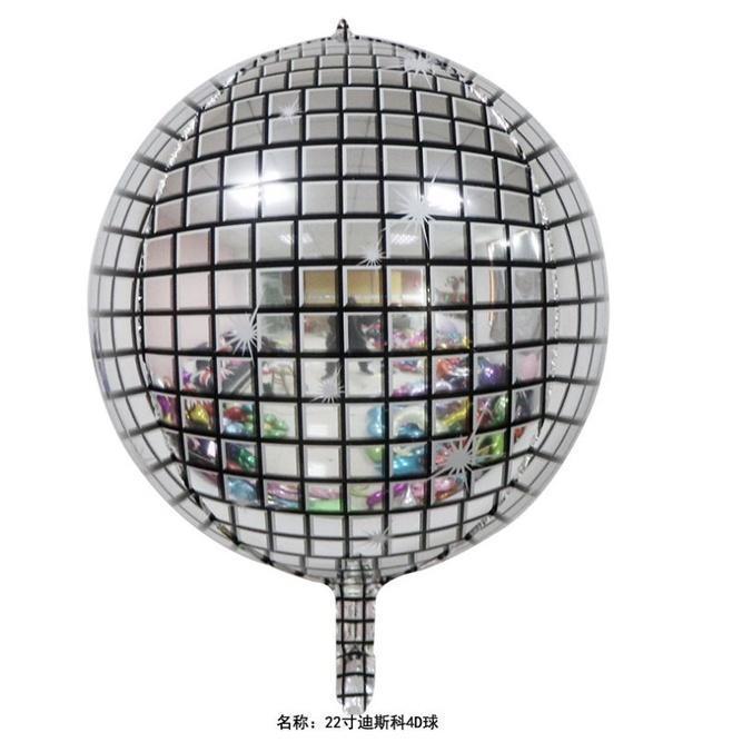 New Laser Gradient Color Baby Shower 4D Ball Party Supplies Reusable Fashion Favors 22 inch Party Decor(306L) - Image 11